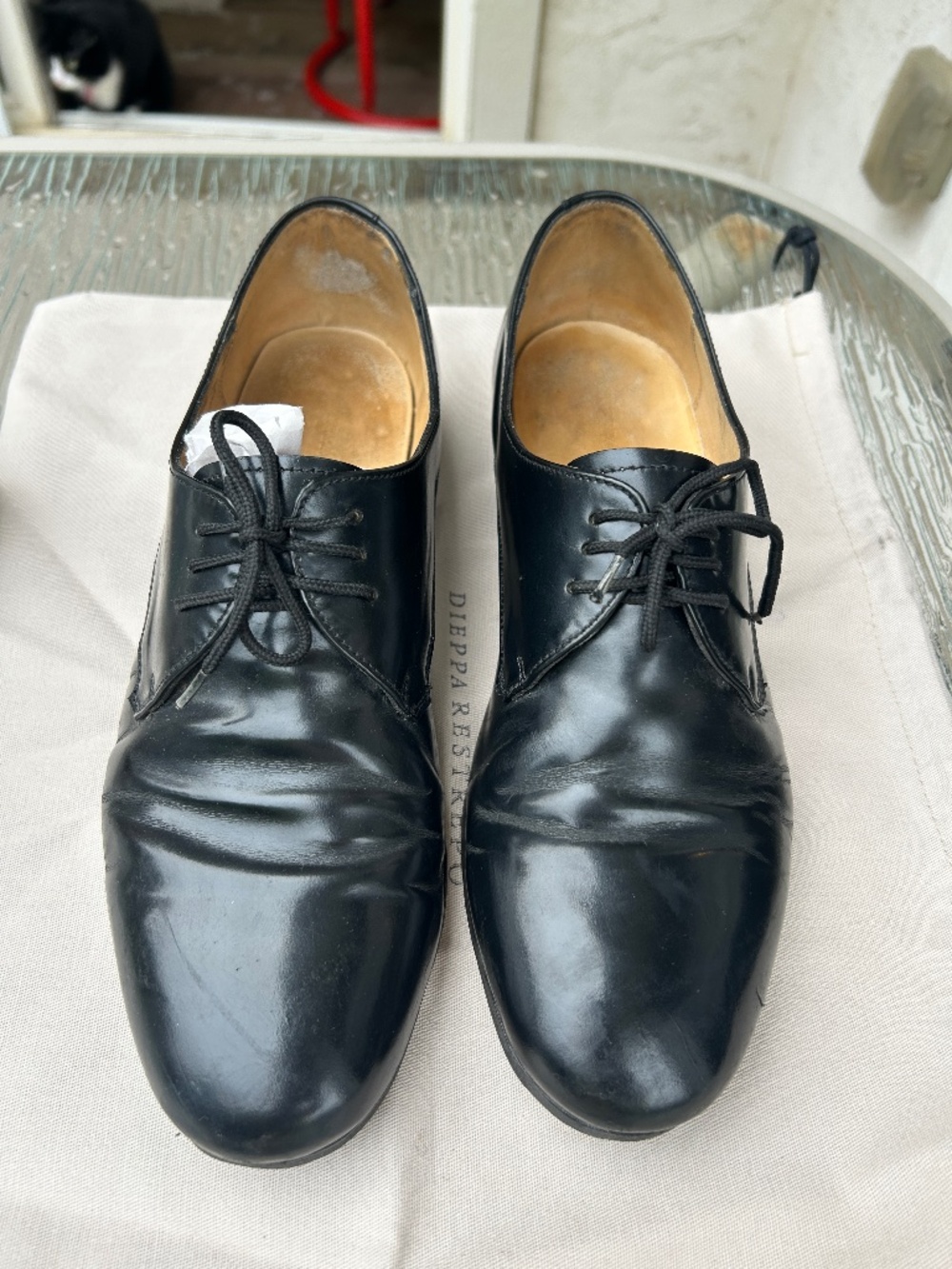 Dieppa Restreppo Lace-Up Oxfords Brogues Black 9
